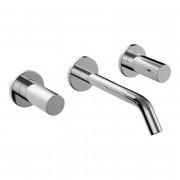 Змішувач для раковини Laufen Kartell настінний на 3 отвори хром H3123360041201
