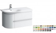 Тумба под раковину Laufen Case подвесная 84,1х37,4 см петли слева МДФ цвет на выбор H4015310759991