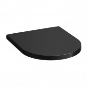 Сиденье с крышкой для унитаза Laufen Kartell soft-close дюропласт черный глянцевый H8913330200001