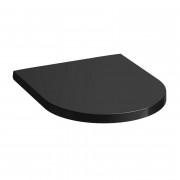 Сиденье с крышкой для унитаза Laufen Kartell soft-close дюропласт черный глянцевый H8913330200001
