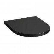 Сиденье с крышкой для унитаза Laufen Kartell soft-close дюропласт черный глянцевый H8913330200001