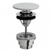 Донный клапан для раковины Laufen push-open с керамической накладкой серый матовый H8981927590001