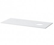 Столешница Laufen Space 117х52 см с вырезом справа HPL белый матовый H4110021601001