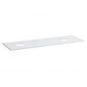 Столешница Laufen Space 157,8х52 см с вырезом слева и справа HPL белый матовый H4110541601001