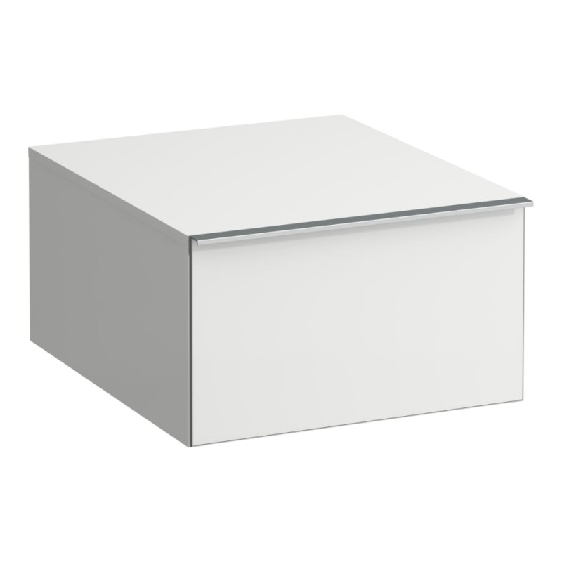 Шафка для ванної підвісної Laufen Space 43,5x51,8x24,9 см HPL білий матовий H4111011601001