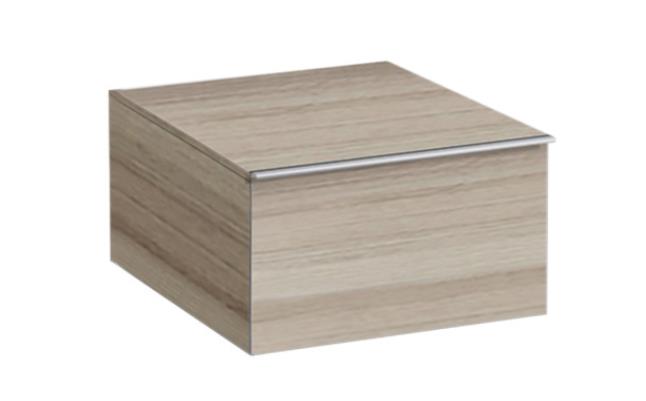 Шафка для ванної підвісної Laufen Space 43,5x51,8x24,9 см HPL світлий горіх H4111011601011