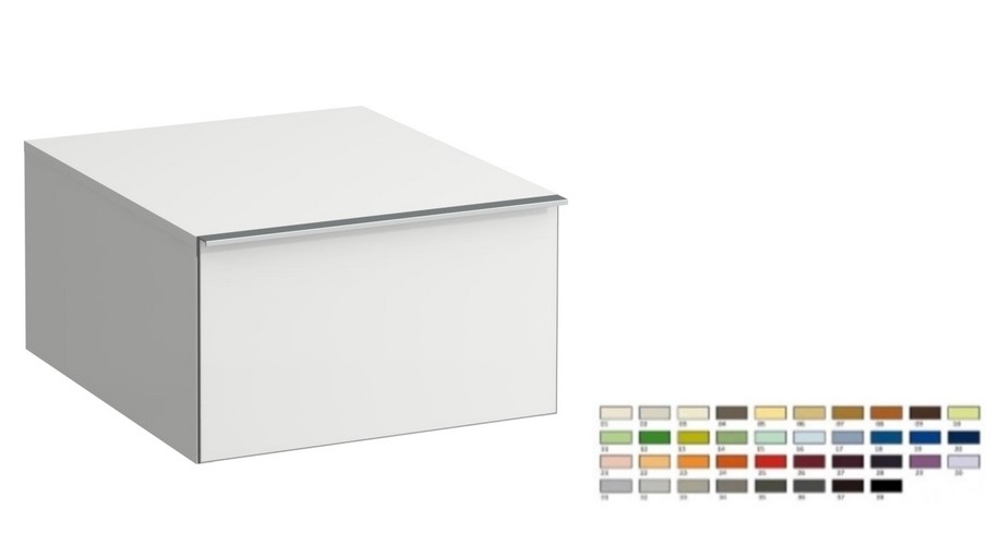 Шафка для ванної підвісної Laufen Space 43,5x51,8x24,9 см HPL колір на вибір H4111011609991