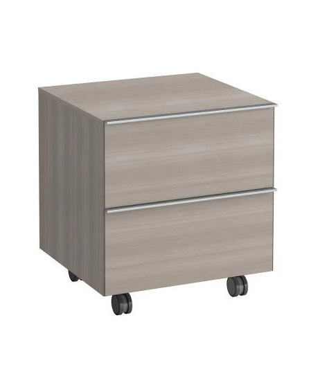 Шкафчик для ванной напольный Laufen Space 53,5x49,5x58 см на колесиках HPL светлый орех H4111921601011