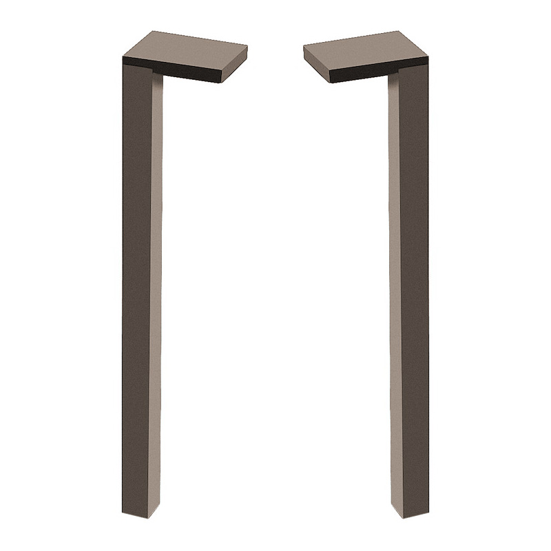 Комплект регульованих ніжок для меблів Laufen Space темно-коричневий алюміній H4112201601061