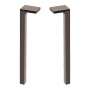 Комплект регулируемых ножек для мебели Laufen Space темно-коричневый алюминий H4112201601061