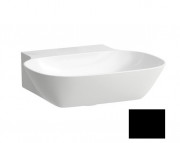 Раковина для ванной Laufen Ino 45х41 см с 1 отверстием шлифованная керамика черный матовый H8163007161121