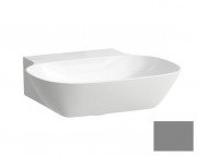 Раковина для ванной Laufen Ino 45х41 см с 1 отверстием шлифованная керамика графит матовый H8163007581121