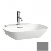 Раковина для ванной Laufen Ino 56х45 см с 1 отверстием шлифованная керамика графит матовый H8163027581041