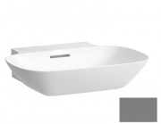 Раковина для ванной Laufen Ino 56х45 см без отверстий шлифованная керамика графит матовый H8163027581091