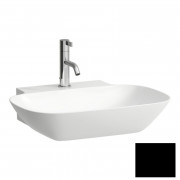 Раковина для ванной Laufen Ino 56х45 см с 1 отверстием шлифованная керамика черный матовый H8163027161111