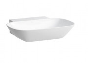 Раковина для ванной Laufen Ino 56х45 см без отверстий шлифованная керамика белый матовый H8163027571121