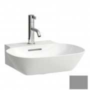 Раковина для ванной Laufen Ino 45х41 см с 1 отверстием шлифованная керамика графит матовый H8163007581041