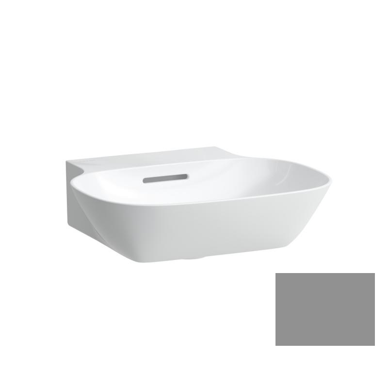 Раковина для ванної Laufen Ino 45х41 см без отворів шліфована кераміка графіт матовий H8163007581091