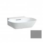 Раковина для ванной Laufen Ino 45х41 см без отверстий шлифованная керамика графит матовый H8163007581091