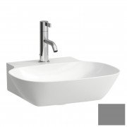 Раковина для ванной Laufen Ino 45х41 см с 1 отверстием шлифованная керамика графит матовый H8163007581111