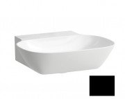 Раковина для ванної Laufen Ino 45х41 см з 1 отвором шліфована кераміка чорний матовий H8163007161121