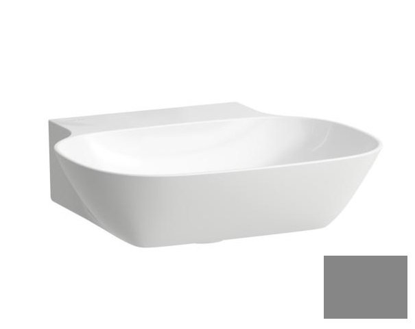 Раковина для ванной Laufen Ino 45х41 см с 1 отверстием шлифованная керамика графит матовый H8163007581121