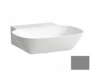 Раковина для ванної Laufen Ino 45х41 см з 1 отвором шліфована кераміка графіт матовий H8163007581121