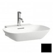 Раковина для ванной Laufen Ino 56х45 см с 1 отверстием шлифованная керамика черный матовый H8163027161041