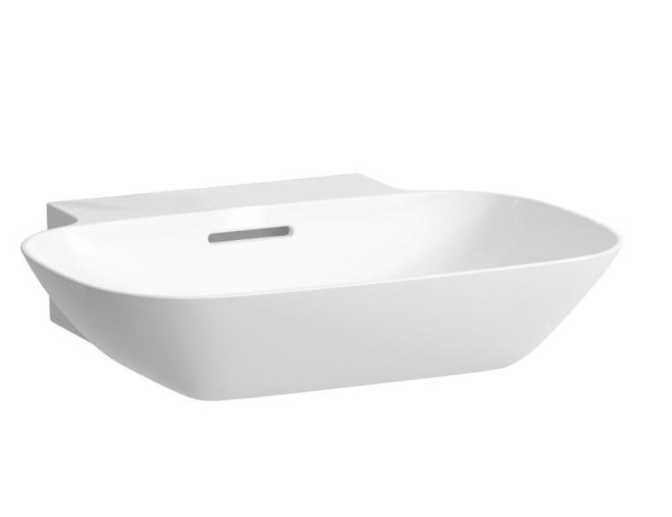 Раковина для ванной Laufen Ino 56х45 см без отверстий шлифованная керамика белый с покрытием LCC H8163024001091