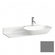 Раковина для ванной Laufen Ino 90х45 см с 1 отверстием полка слева керамика графит матовый H8133017581111