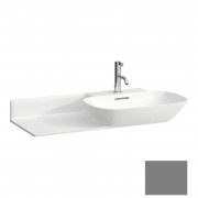 Раковина для ванной Laufen Ino 90х45 см с 1 отверстием полка слева керамика графит матовый H8133017581041