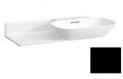 Раковина для ванной Laufen Ino 90х45 см без отверстий полка слева керамика черный матовый H8133017161091