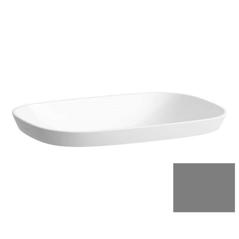 Раковина для ванної Laufen Ino 50х36,5 см кераміка без переливу графіт матовий H8173027581121