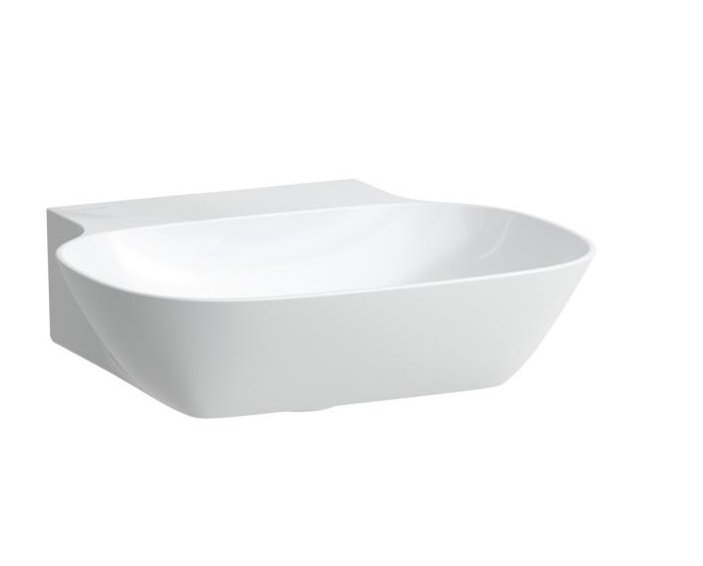 Раковина для ванної Laufen Ino 45х41 см без отворів під змішувач білий кераміка H8153010001121