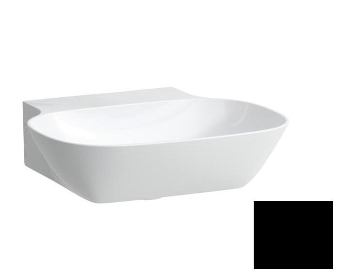 Раковина для ванной Laufen Ino 45х41 см без отверстий под смеситель керамика черный матовый H8153017161121