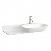 Раковина для ванной Laufen Ino 90х45 см с 1 отверстием полка слева керамика белый матовый H8133017571111