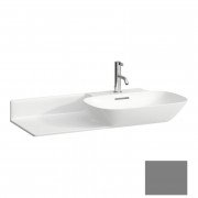 Раковина для ванной Laufen Ino 90х45 см с 1 отверстием полка слева керамика графит матовый H8133017581041