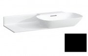 Раковина для ванной Laufen Ino 90х45 см без отверстий полка слева керамика черный матовый H8133017161091