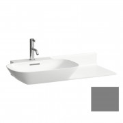 Раковина для ванной Laufen Ino 90х45 см с 1 отверстием полка справа керамика графит матовый H8133027581041