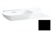 Раковина для ванной Laufen Ino 90х45 см без отверстий полка справа керамика черный матовый H8133027161091