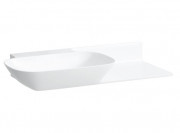Раковина для ванной Laufen Ino 90х45 см без отверстий полка справа керамика белый H8133020001121