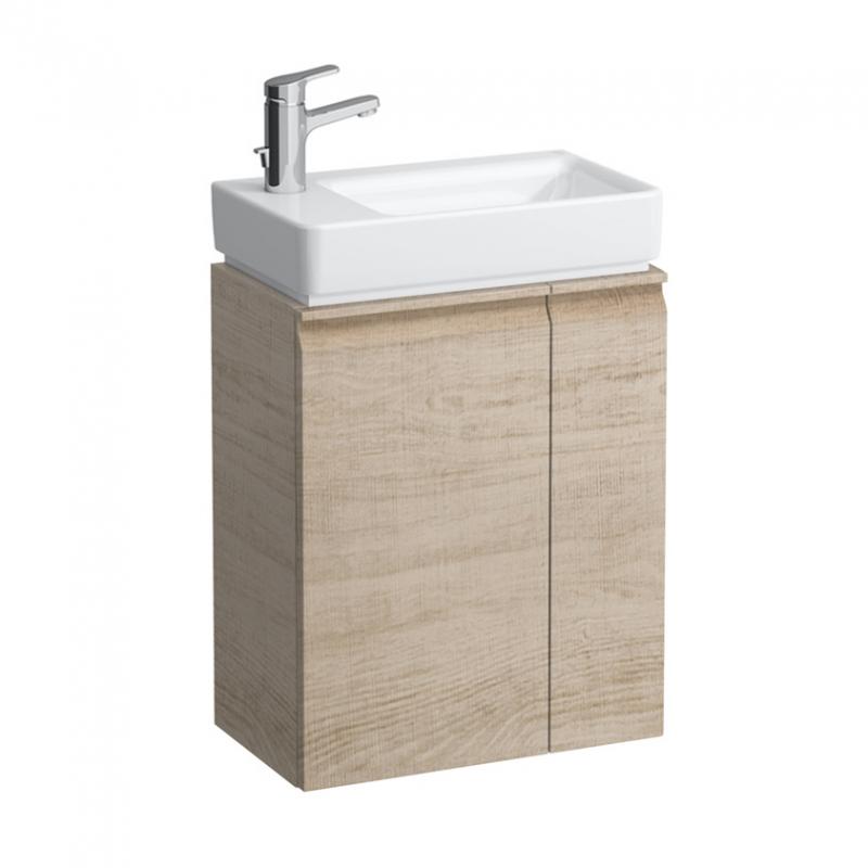 Тумба под раковину Laufen Pro S подвесная 47х27,5 см полка справа МДФ светлый дуб H4830010954791