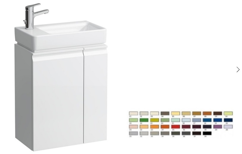 Тумба под раковину Laufen Pro S подвесная 47х27,5 см полка справа МДФ цвет на выбор H4830010959991