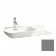 Раковина для ванної Laufen Ino 90х45 см з 1 отвором полиця праворуч кераміка графіт матовий H8133027581041