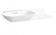 Раковина для ванной Laufen Ino 90х45 см без отверстий полка справа керамика белый матовый H8133027571091