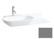 Раковина для ванной Laufen Ino 90х45 см с 1 отверстием полка справа керамика графит матовый H8133027581111