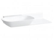 Раковина для ванної Laufen Ino 90х45 см без отворів полиця праворуч кераміка білий H8133020001121