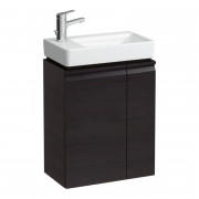 Тумба під раковину Laufen Pro S підвісна 47х27,5 см полиця праворуч МДФ венге H4830010954231