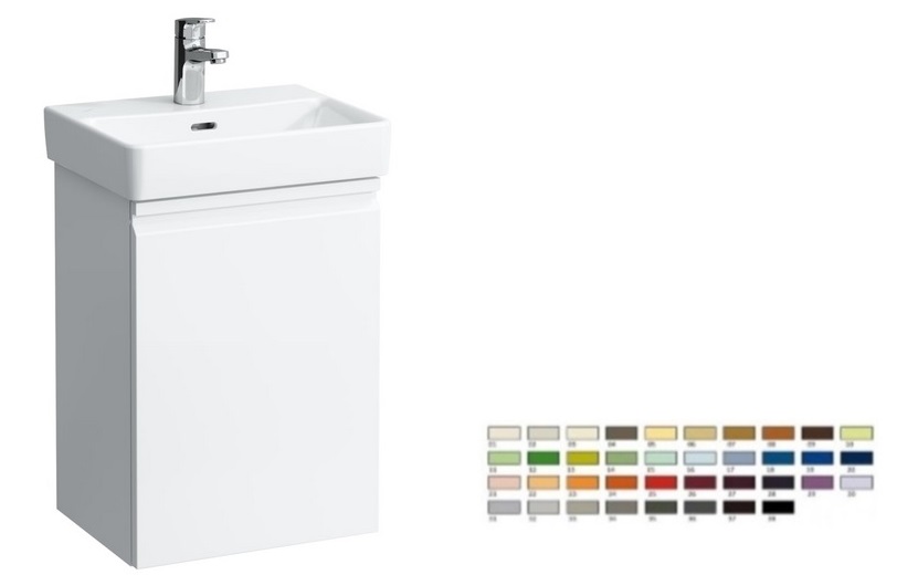 Тумба под раковину Laufen Pro S подвесная 41,5х32,1 см петли слева МДФ цвет на выбор H4833010969991