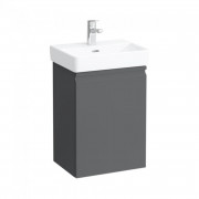 Тумба под раковину Laufen Pro S подвесная 41,5х32,1 см петли справа МДФ графит H4833020964801